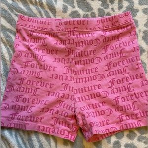 juicy couture sized small shorts